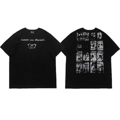 ERD “Junkie” Poster Grid T-Shirt — Black
