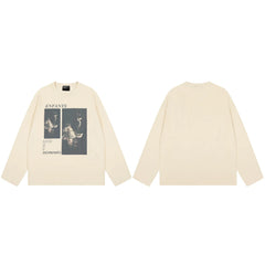 ERD “Corset” Diptych Long Sleeve T-Shirt — Cream