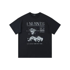 ERD “L’Arnoque” Paris Address T-Shirt — Black