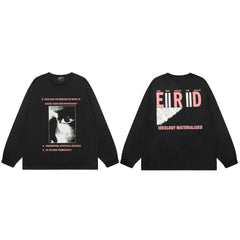 ERD “Ideology Materialised” Long Sleeve T-Shirt — Black