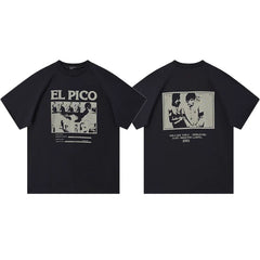 ERD “El Pico” Spanish Song Front & Back T-Shirt — Black