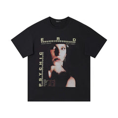 ERD “Psychic” Magazine Cover Portrait T-Shirt — Black