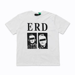 ERD “Redacted” Duo Portrait T-Shirt — White