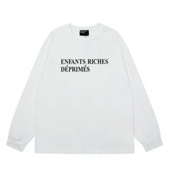 ERD Classic Logo Long Sleeve T-Shirt — White