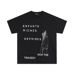 ERD “Kick the Tragedy” Poet T-Shirt — Black